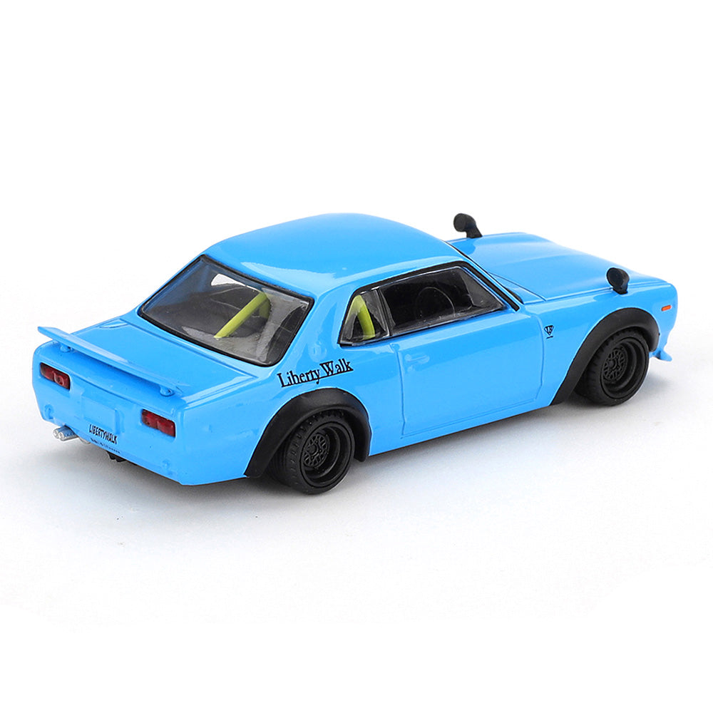 Mini GT 1169 - Nissan - Nissan LB Works HAKOSUKA Baby Blue - Scale 1:64
