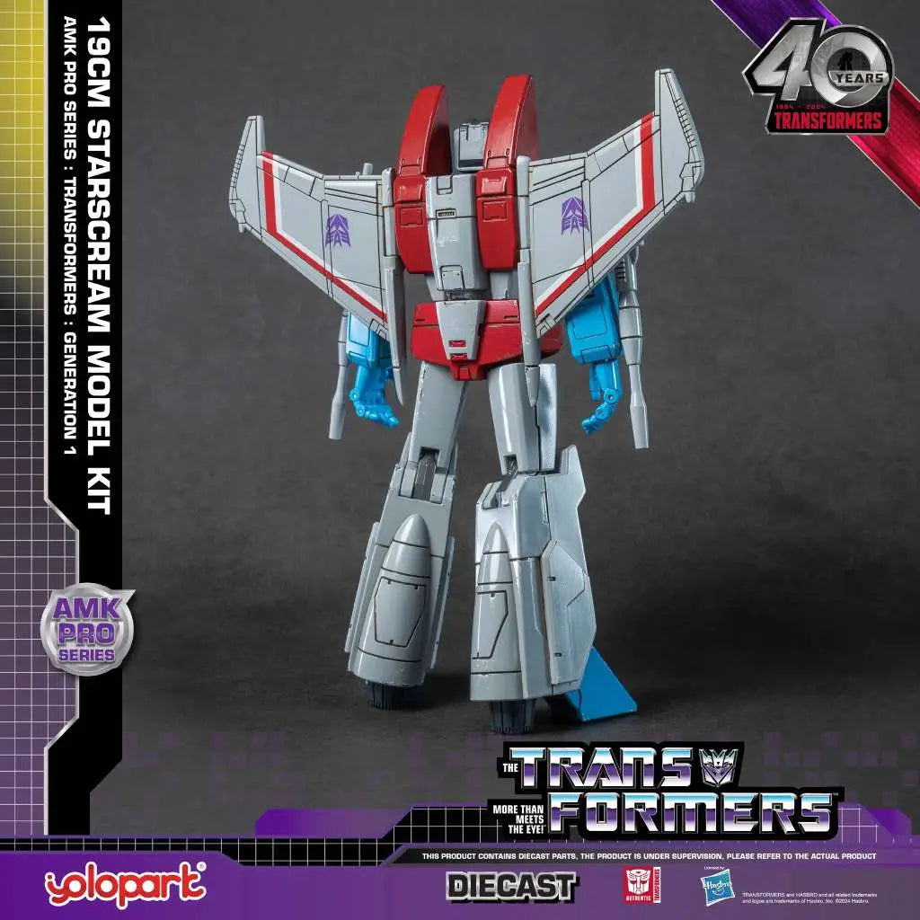Yolopark - Transformers - AMK PRO Diecast Starscream Kit (19cm) - G1