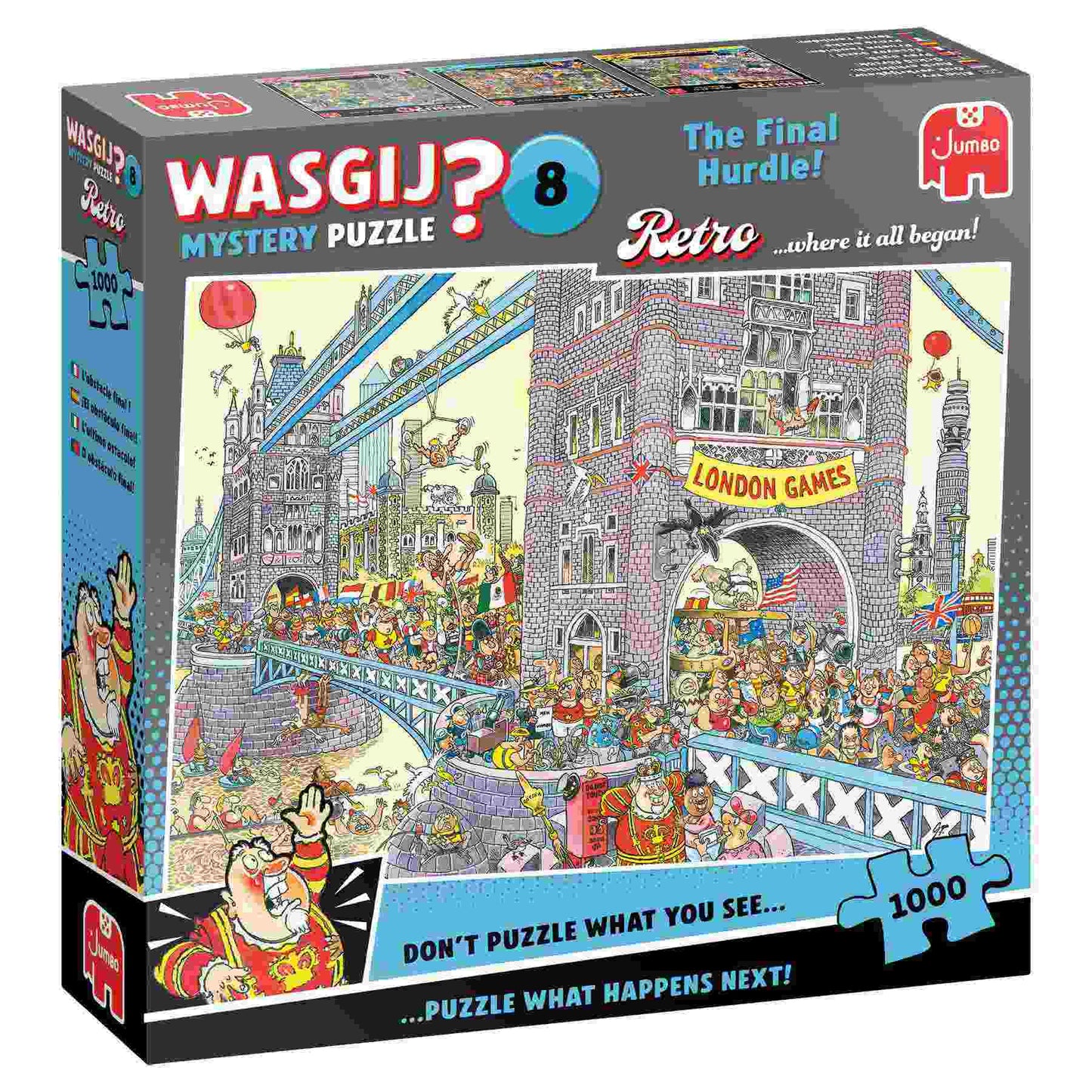 Wasgij Retro Mystery 8 - The Final Hurdle - Puzzle - 1000 Pieces