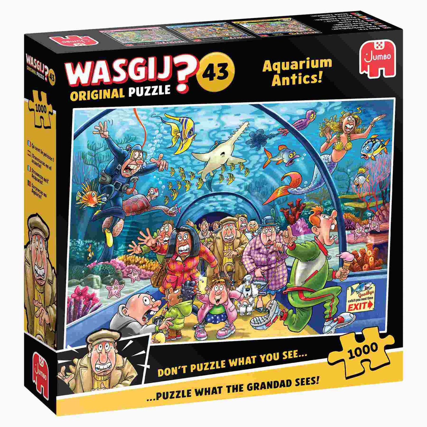 Wasgij Original 43 - Aquarium Antics! Puzzle - 1000 Pieces