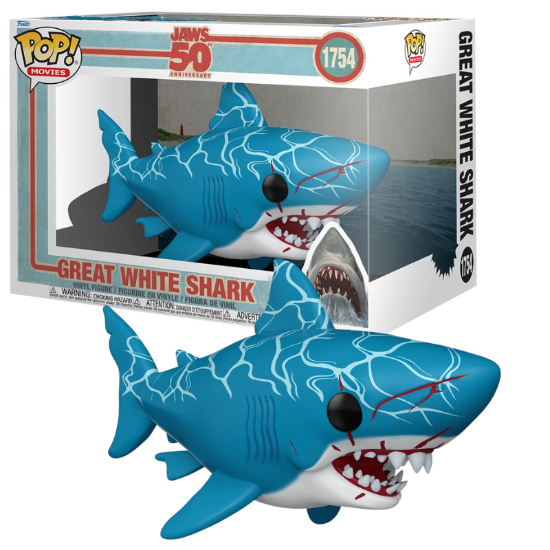 Large Funko Pop - Great White White Shark 50th Anniversary - 1754