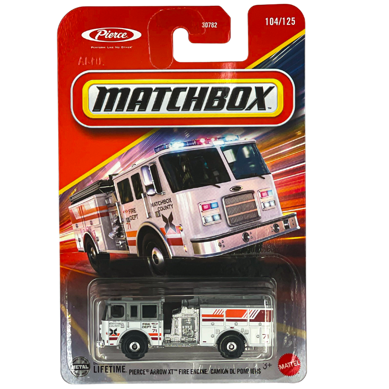 Pierce Arrow XT fire Engine / Camion De Pompiers (Sliver bottom)
