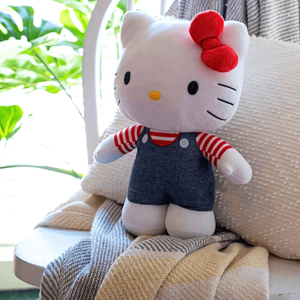 Hello Kitty - 30cm Plush (Pink Denim Dungaree)
