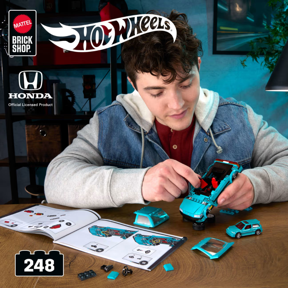 Brick Shop - Custom ’90 Honda Civic Ef Building (248 Pieces)