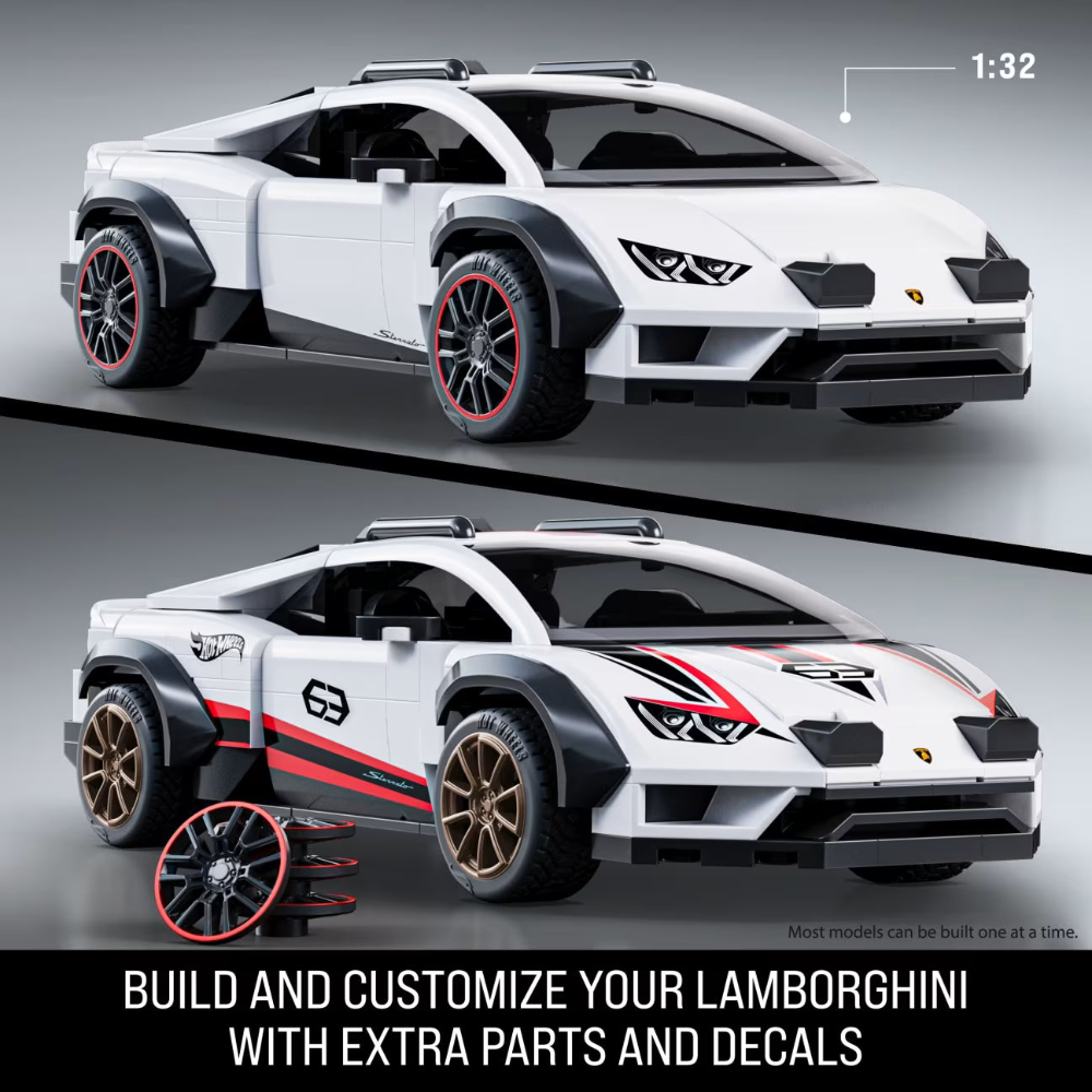 Brick Shop - Lamborghini Huracan Sterrato Building (268 Pieces)
