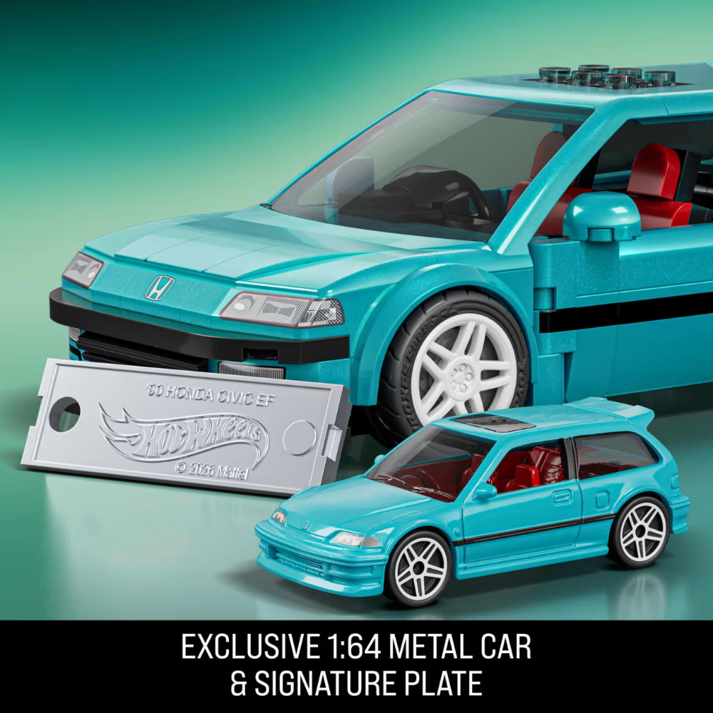 Brick Shop - Custom ’90 Honda Civic Ef Building (248 Pieces)