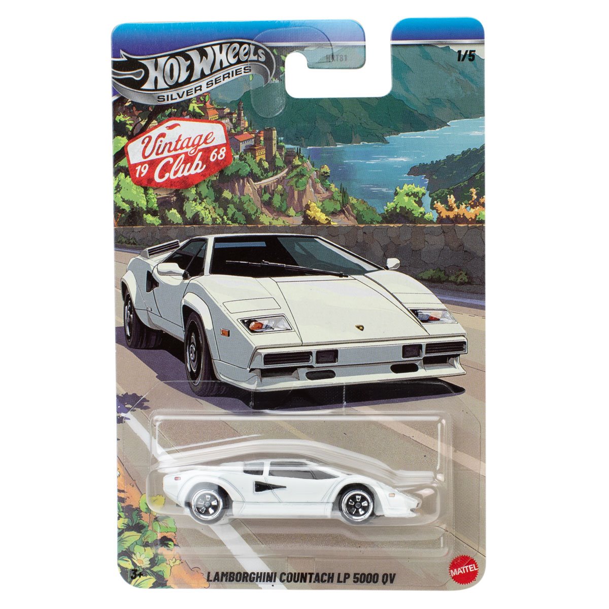 HW Silver Series - Vintage Club - Lamborghini Countach LP 5000 Qv