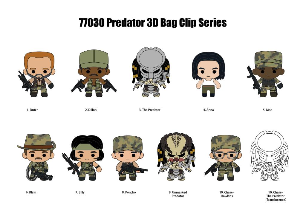 Geeky Goods - Predator : Series 1 Collectible Bag Clips