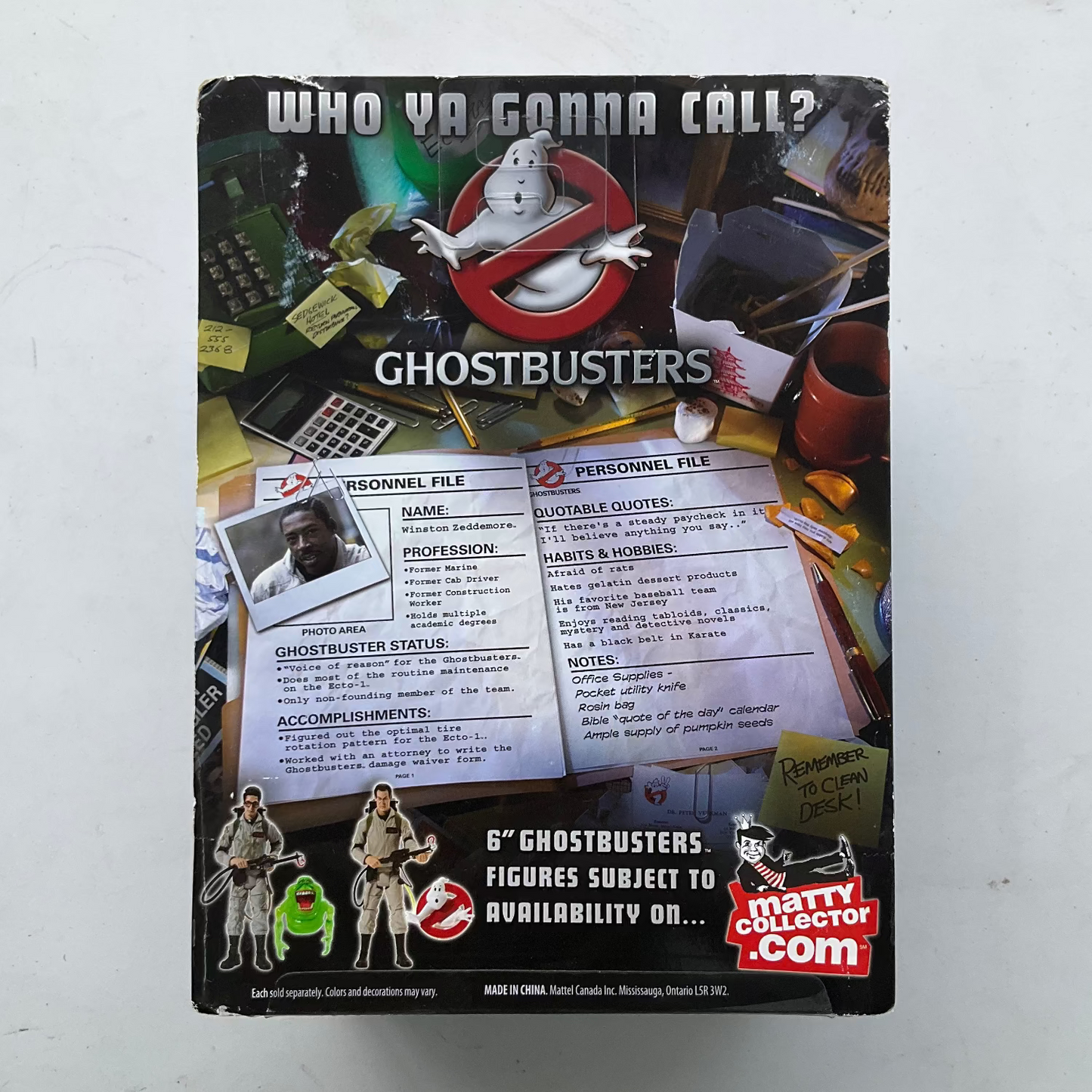 GhostBusters - Winston Zeddemore (Pre-owned, Sealed)