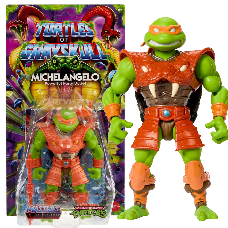 Turtles of Grayskull - Michelangelo Snake Armour