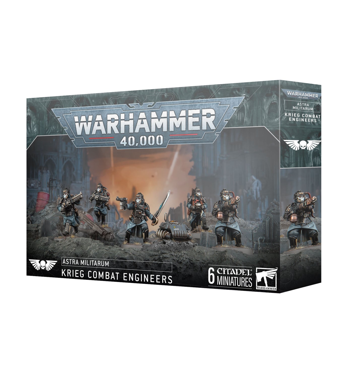 Warhammer 40K - Astra Militarum: Krieg Combat Engineers Miniatures