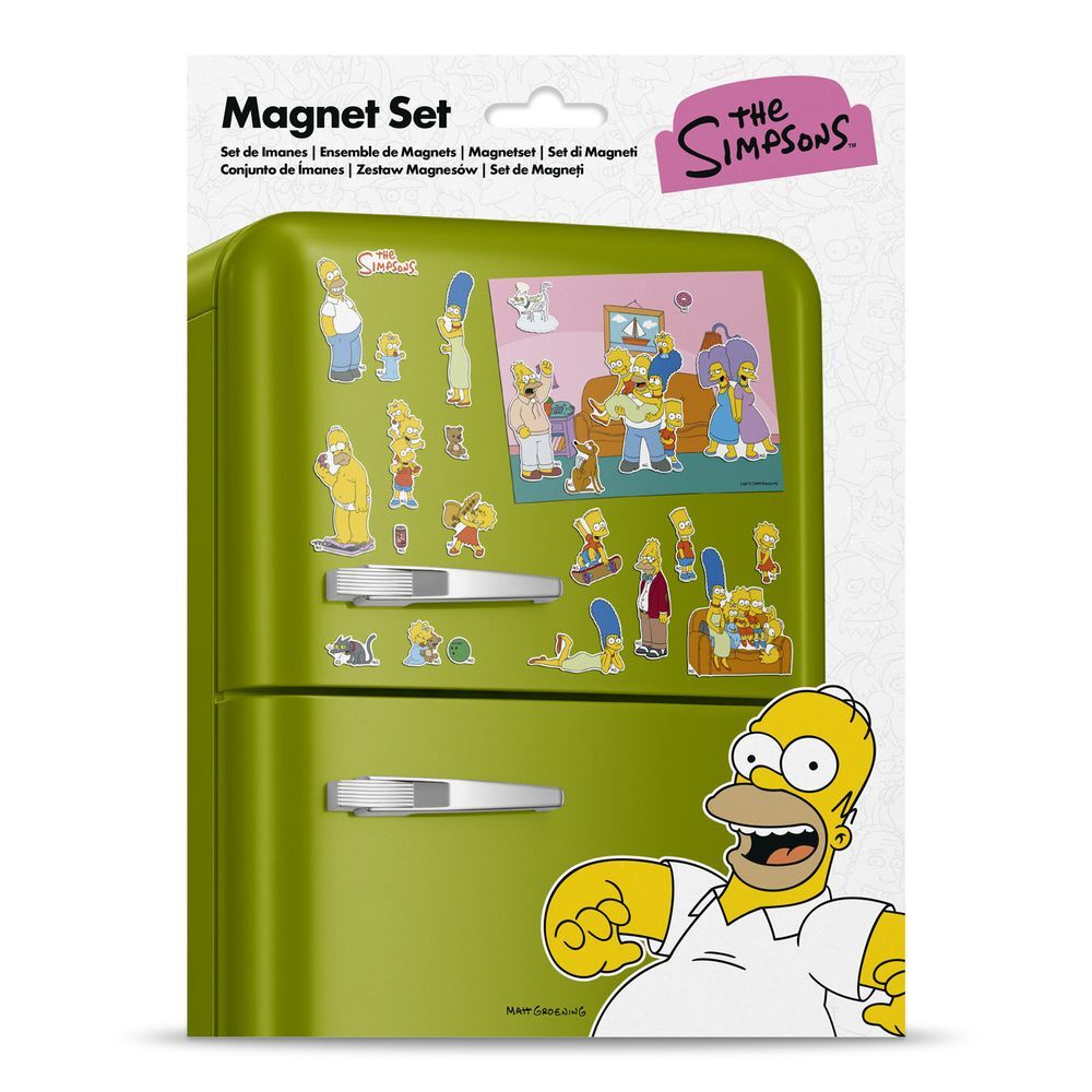 The Simpsons - The Simpsons family Magnet set
