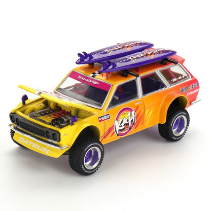 Mini GT - (Kaido House) Nissan Datsun 510 Wagon 4x4 Kaido ISLANDS