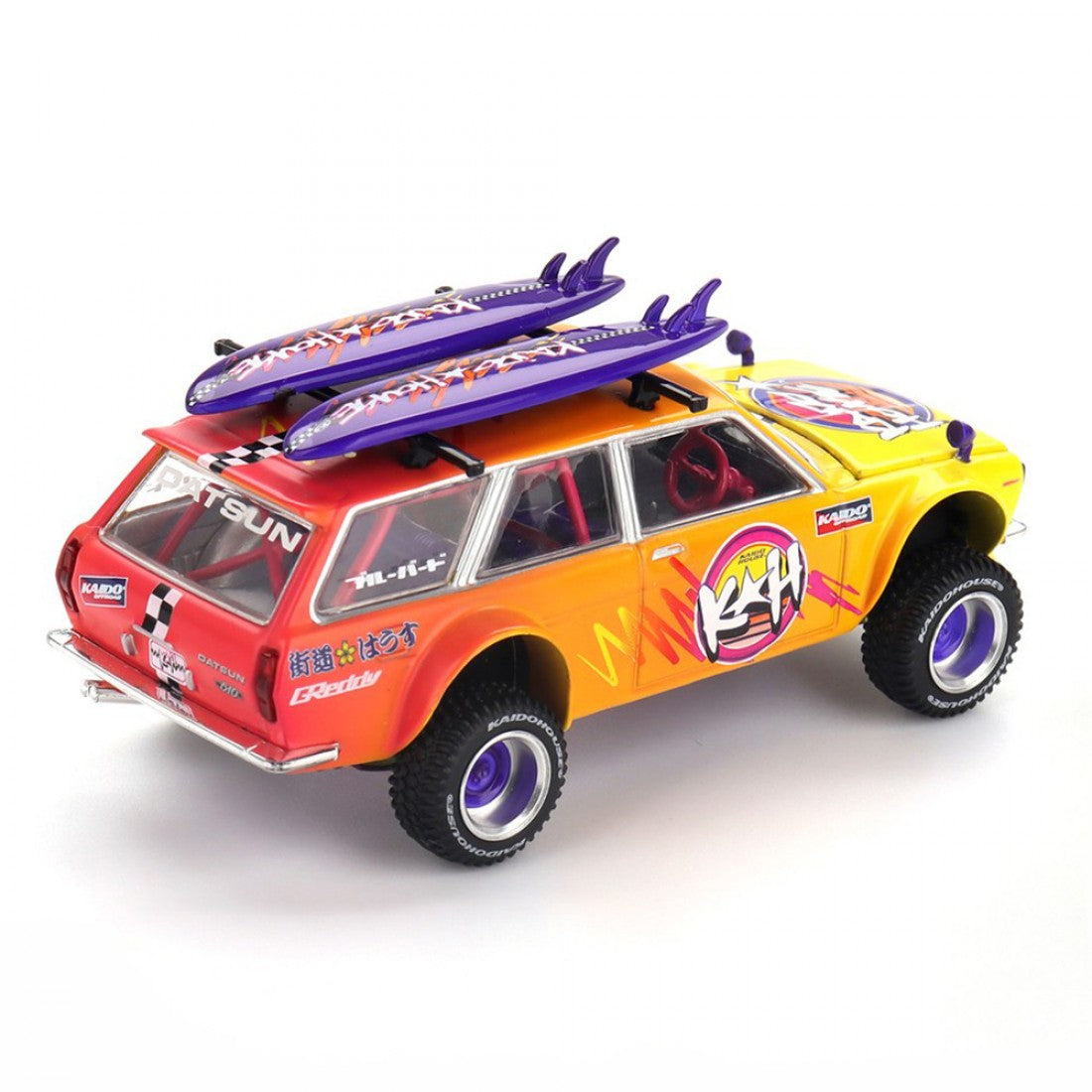 Mini GT - (Kaido House) Nissan Datsun 510 Wagon 4x4 Kaido ISLANDS