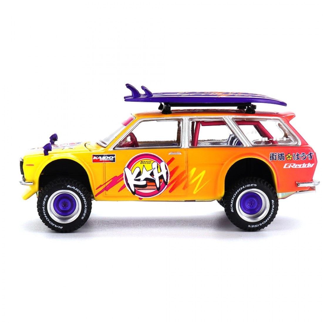 Mini GT - (Kaido House) Nissan Datsun 510 Wagon 4x4 Kaido ISLANDS