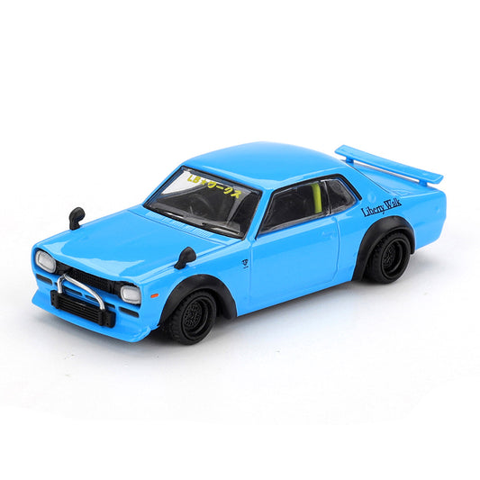 Mini GT 1169 -  Nissan - Nissan LB Works HAKOSUKA Baby Blue - Scale 1:64