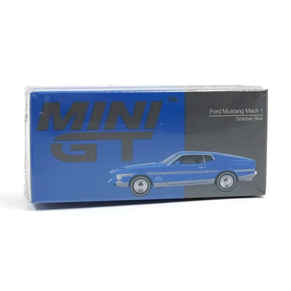 Mini GT 1138 -  Ford Mustang - Ford Mustang Mach 1 Grabber Blue - Scale 1:64