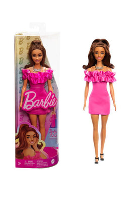 Barbie Fashionista 217 Pink Ruffle Dress