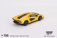 Mini GT 733 Lamborghini Countach LPI 800-4 New Giallo Orion - Scale 1:64