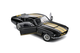 Solido - SHELBY GT500 – BLACK / GOLD STRIPES – 1967 - 1:18 scale - Ref : S1802908