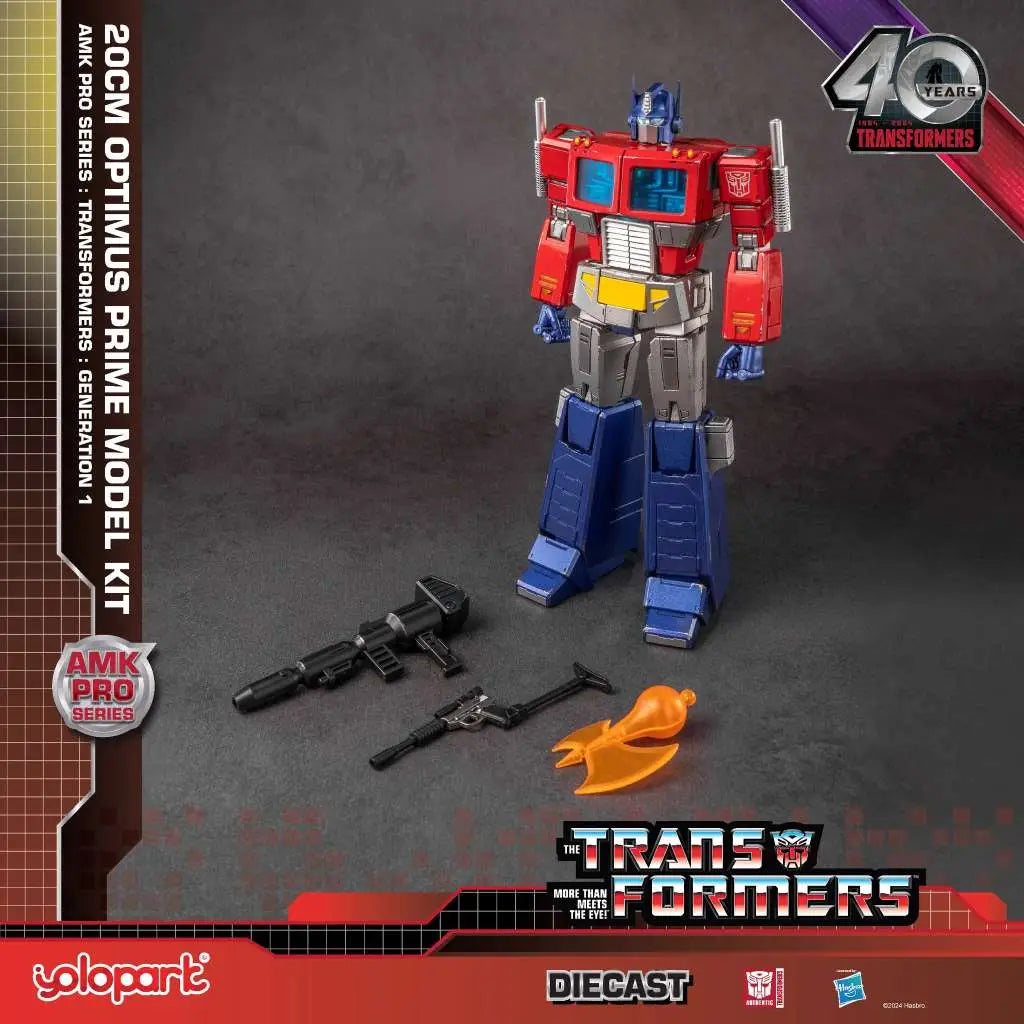 Yolopark - Transformers - AMK PRO Diecast Optimus Prime Kit (20cm) - G1