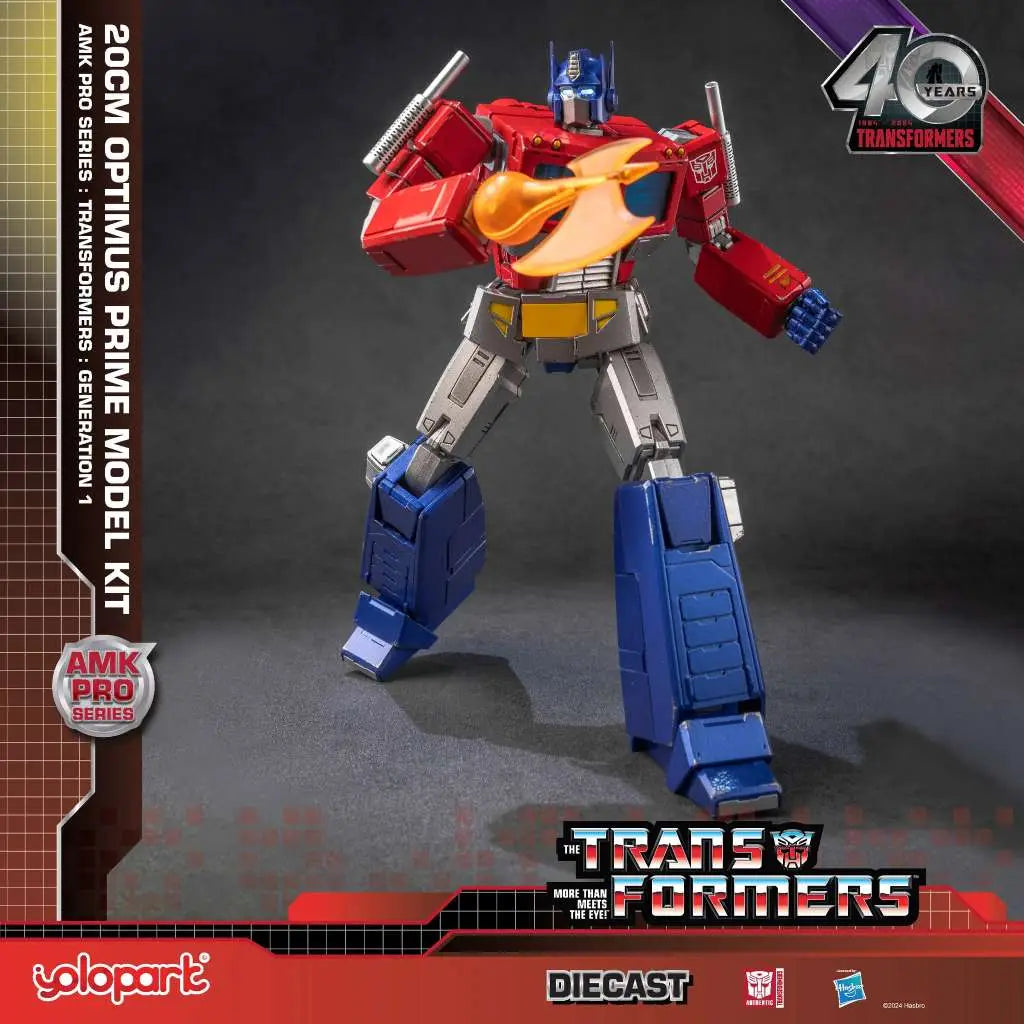 Yolopark - Transformers - AMK PRO Diecast Optimus Prime Kit (20cm) - G1