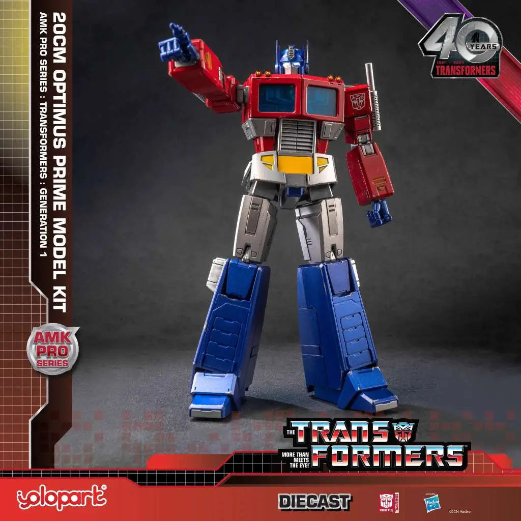 Yolopark - Transformers - AMK PRO Diecast Optimus Prime Kit (20cm) - G1
