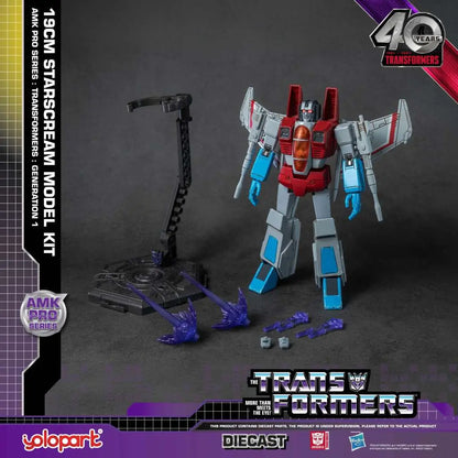 Yolopark - Transformers - AMK PRO Diecast Starscream Kit (19cm) - G1