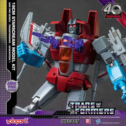 Yolopark - Transformers - AMK PRO Diecast Starscream Kit (19cm) - G1
