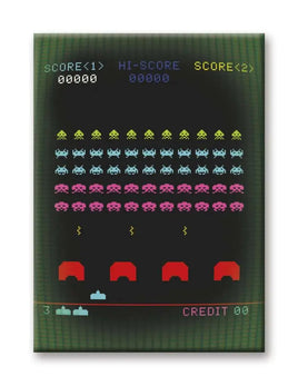 Magnets - Space Invaders Arcade Screen Flat Magnet