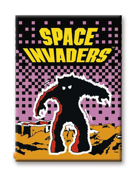 Magnets - Space Invaders Moon Flat Magnet