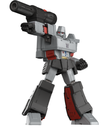 Transformers robot toy figure on a white background