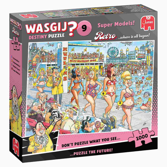 Wasgij Retro Destiny 9 - Super Models- 1000 pieces