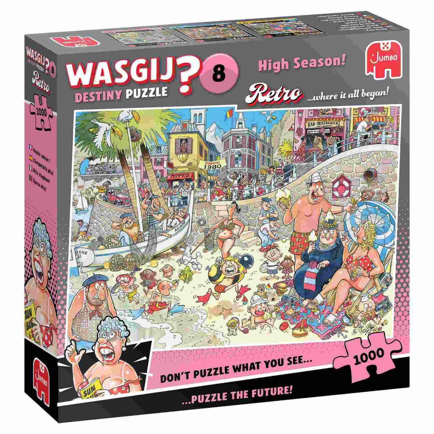 Wasgij Retro Destiny 8 - High Season - Puzzle - 1000 Pieces