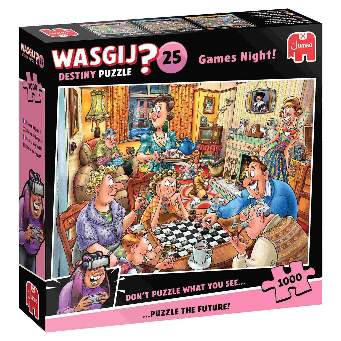Wasgij Destiny 25 - Games Night- 1000 Pieces
