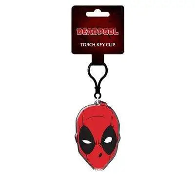 Keychains - Deadpool Face Torch Keyclip