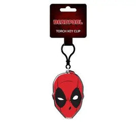 Keychains - Deadpool Face Torch Keyclip