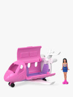 Barbie Mini Barbieland Doll & Vehicle Set With 1.5-Inch Doll & Dreamplane With Color-Change