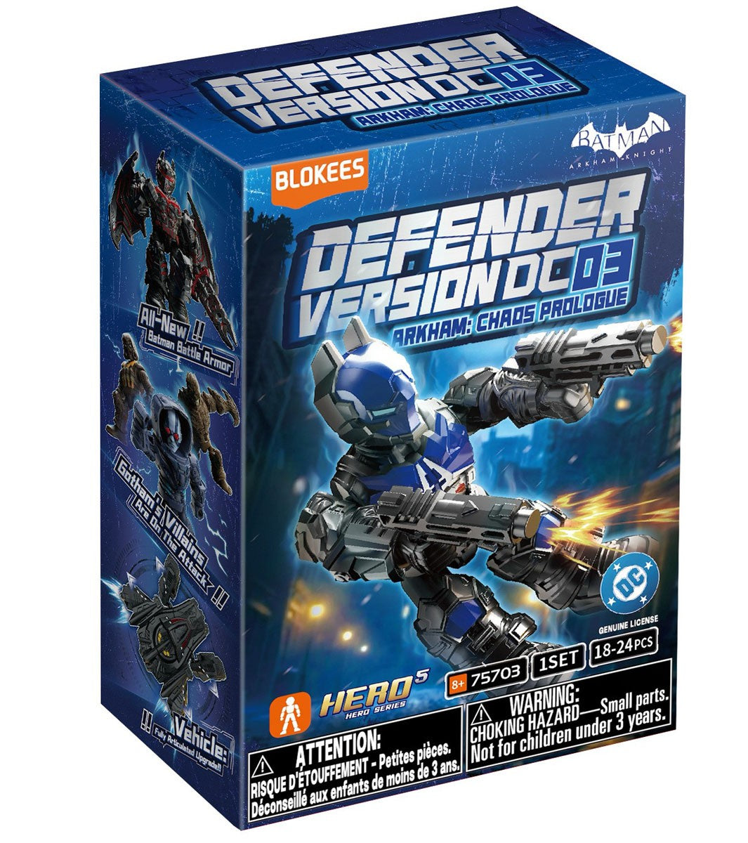 DC Defenders - Series 3 - Batman Arkham Chaos Prologue - 75703 (Blind Box)