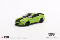 MINI GT - LB-WORKS Ford Mustang Grabber Lime - 426 scale 1:64