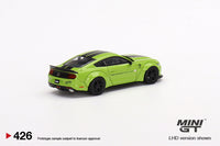 MINI GT - LB-WORKS Ford Mustang Grabber Lime - 426 scale 1:64