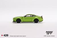 MINI GT - LB-WORKS Ford Mustang Grabber Lime - 426 scale 1:64