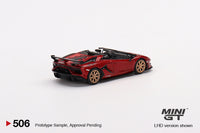 MINI GT - Lamborghini Aventador SVJ Roadster Rosso - #506
