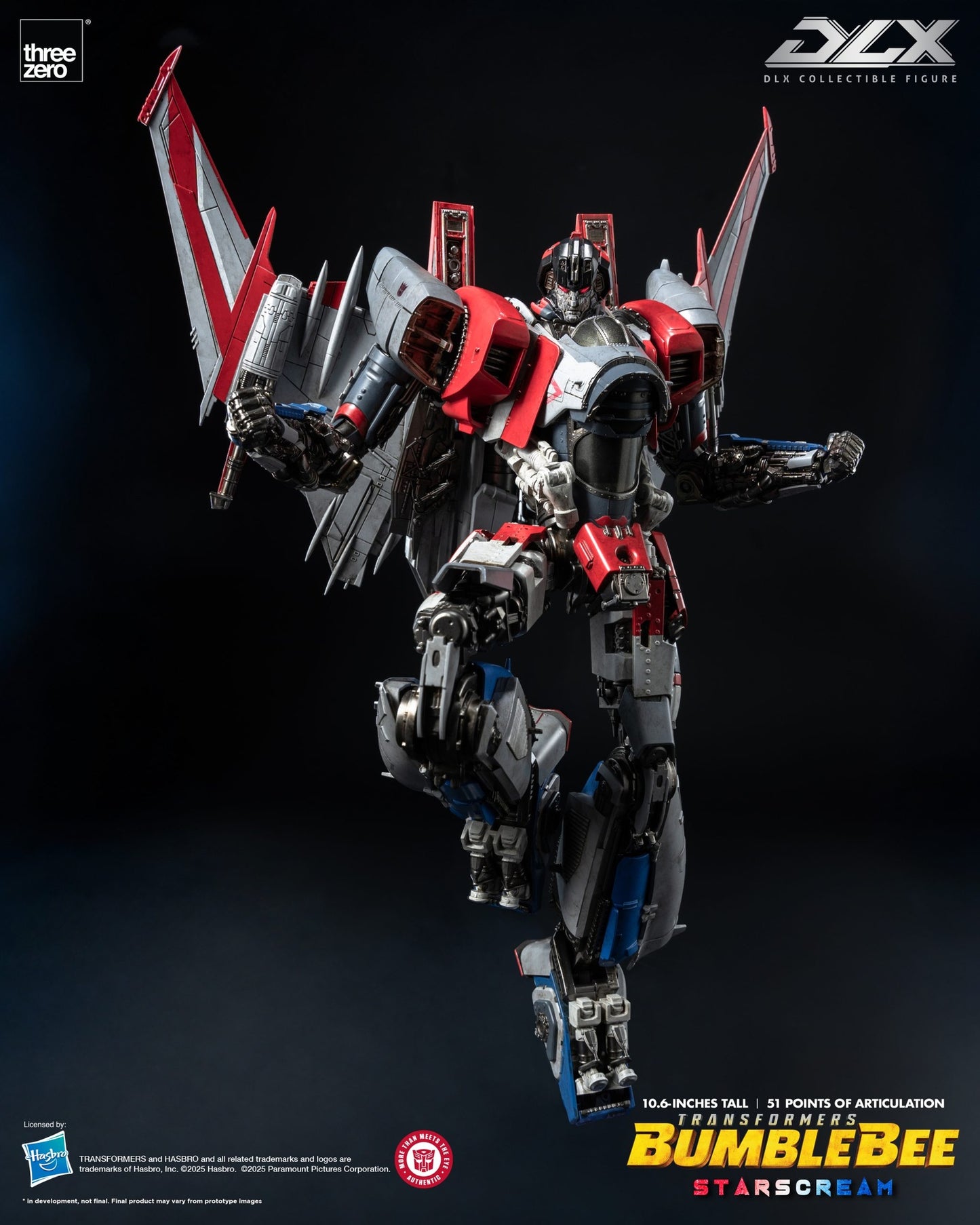 Transformers - Starscream (From BumbleBee Movie) - DLX (27cm)