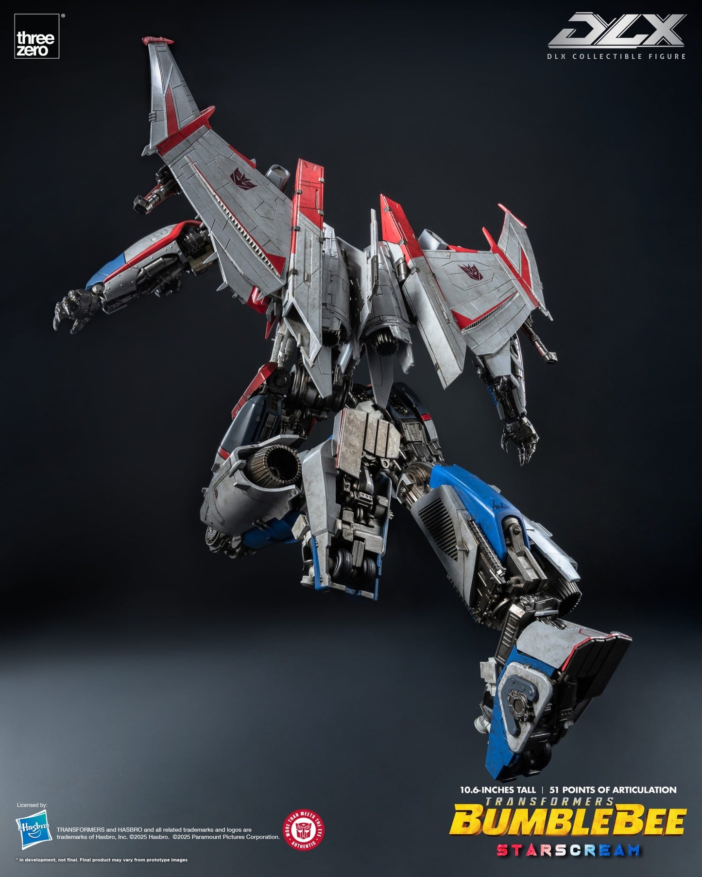 Transformers - Starscream (From BumbleBee Movie) - DLX (27cm)