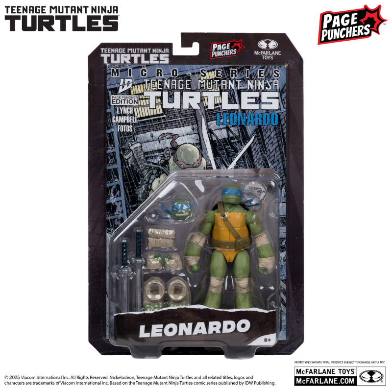 TMNT Page Punchers - Leonardo (comes with Comic!)