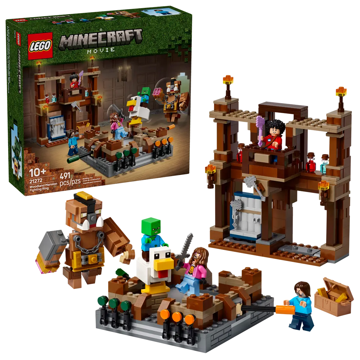 Lego Minecraft - Woodland Mansion Fighting Ring (21272)
