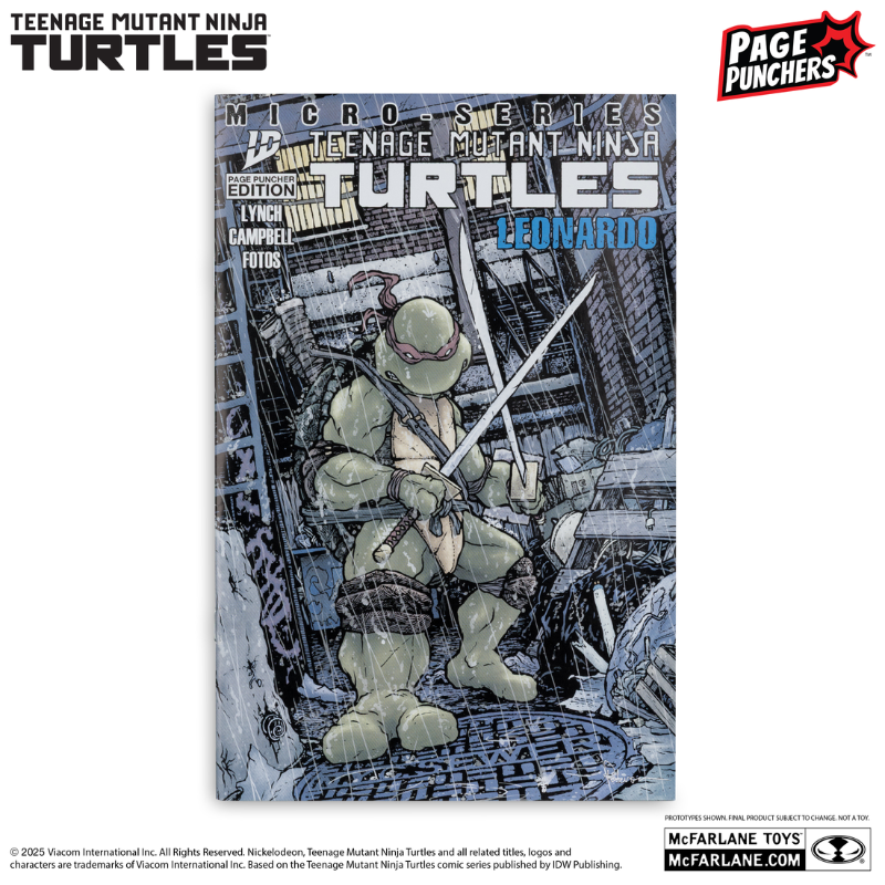 TMNT Page Punchers - Leonardo (comes with Comic!)