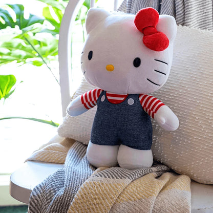 Hello Kitty - 30cm Plush (Pink Denim Dungaree)