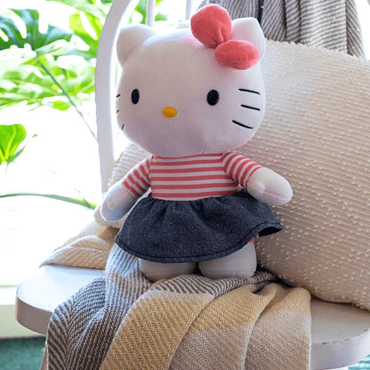 Hello Kitty - 30cm Plush (Denim Skirt)